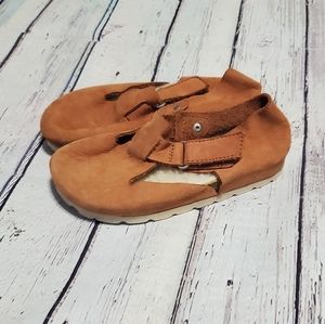 Zara toddler girl leather clogs 24 7